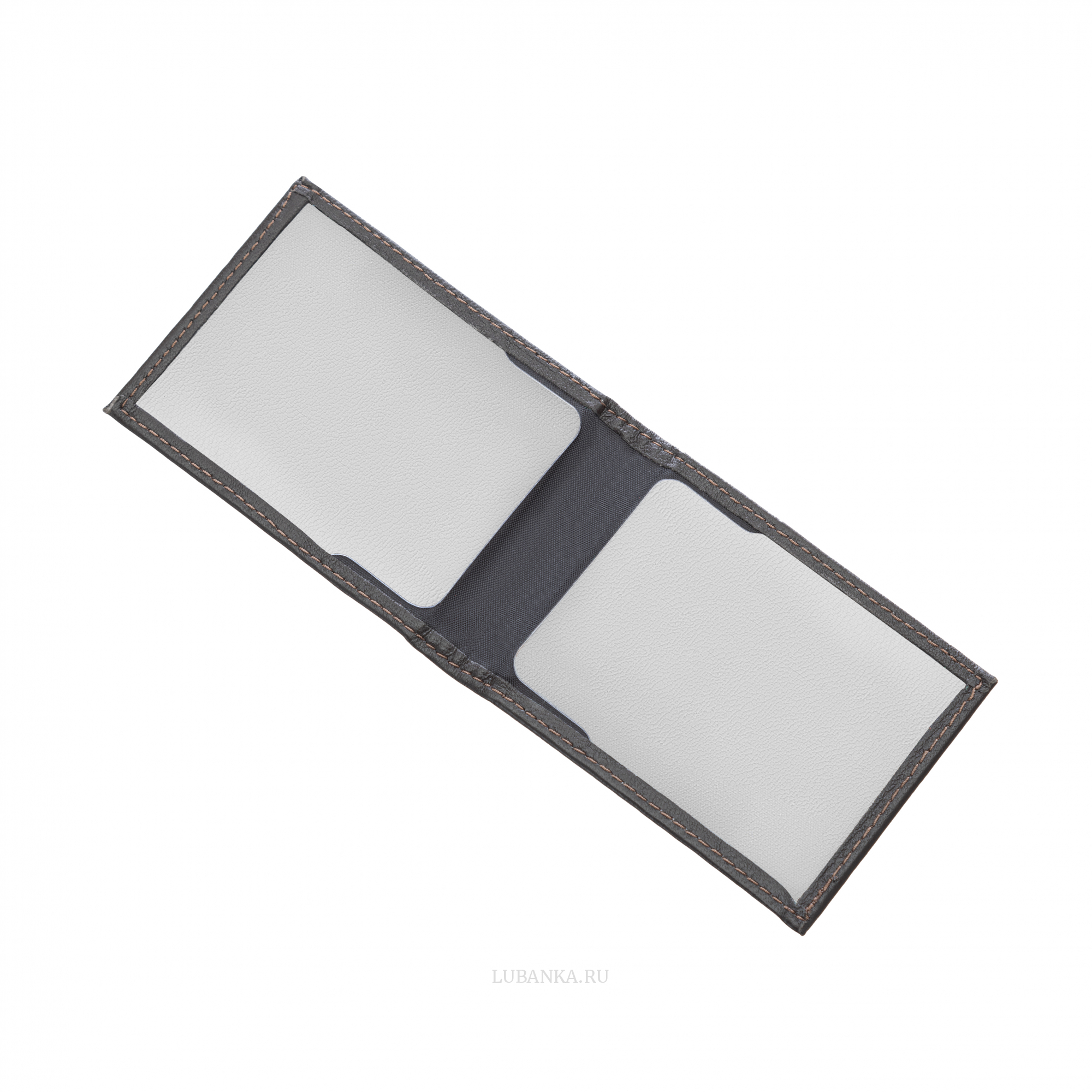 Обложка для удостоверения ФСО с жетоном узкая пухлая черная