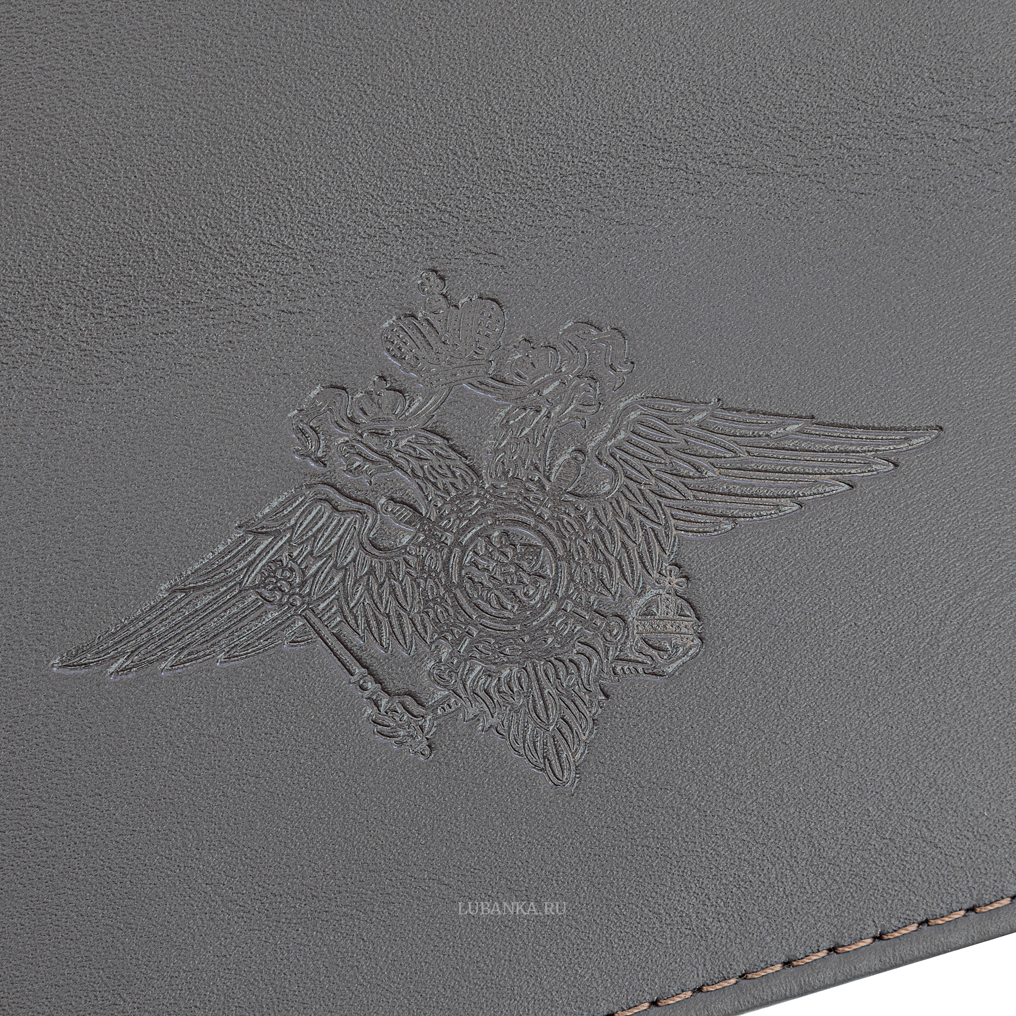 Обложка для удостоверения МВД коричневая