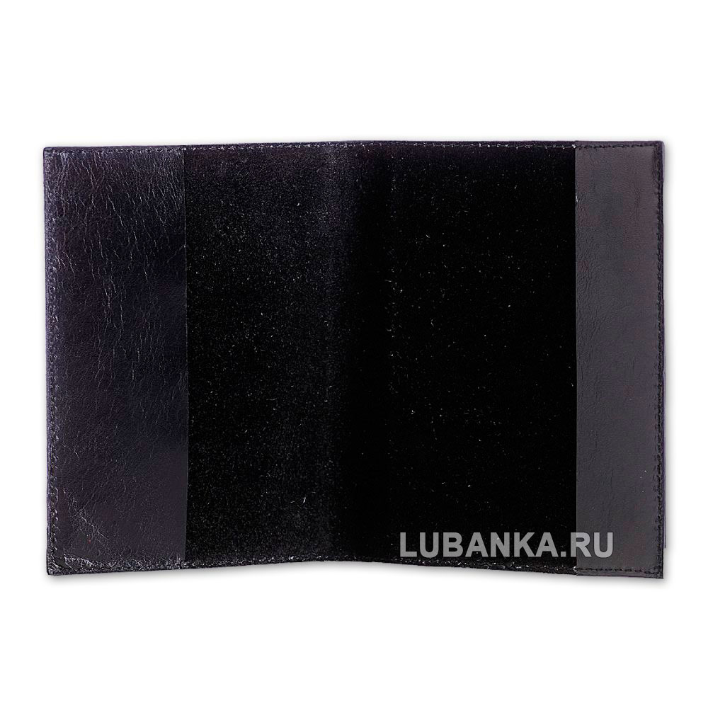 Обложка для паспорта «Мотострелковые войска», чёрная