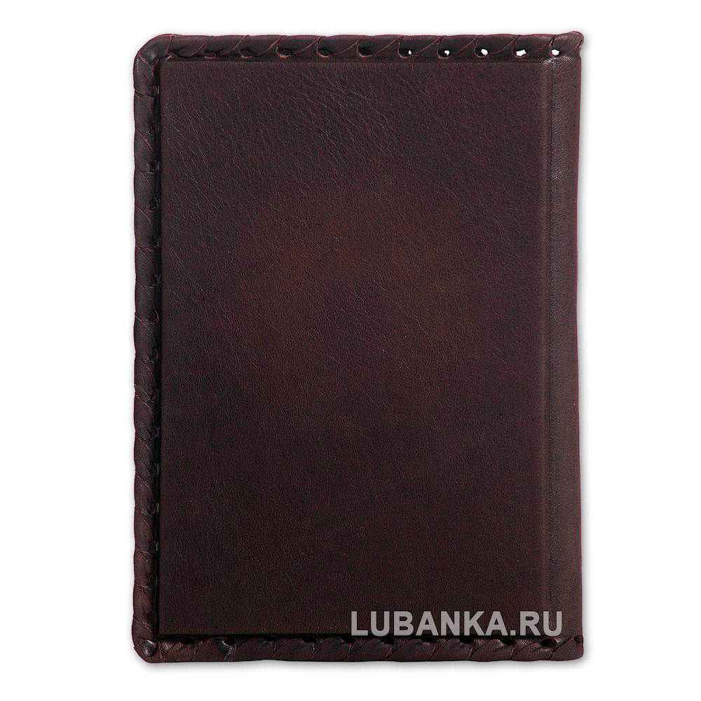 Обложка для паспорта «Военно-Морской флот», бордовая