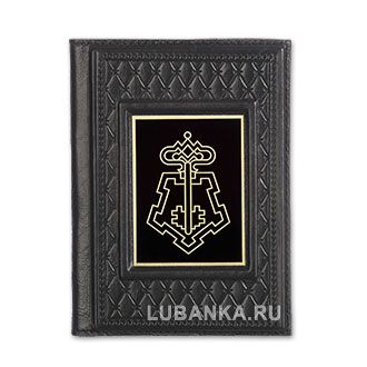 Обложка для паспорта «Вневедомственная охрана», чёрная