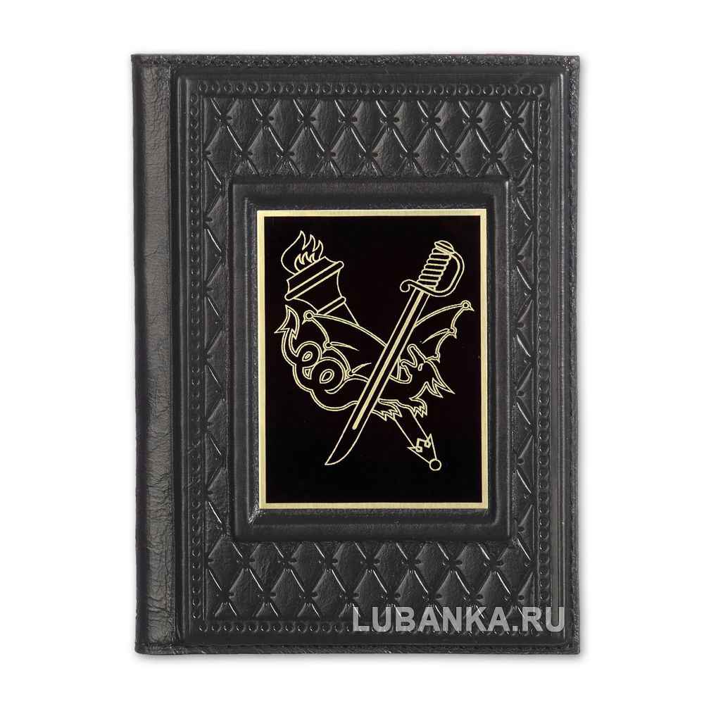 Обложка для паспорта «Уголовный розыск», чёрная