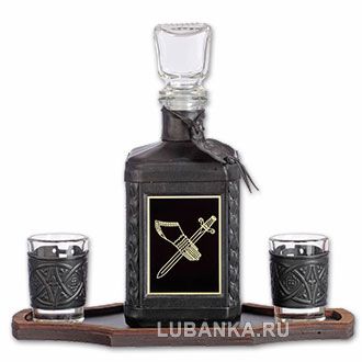 Набор для водки «Департамент собственной безопасности» чёрный
