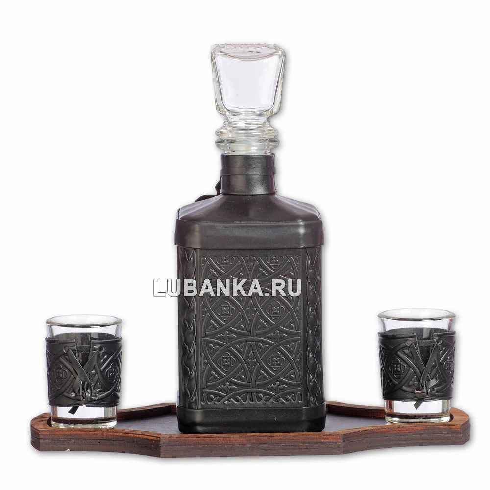 Набор для водки «Воздушно-Десантные войска» чёрный