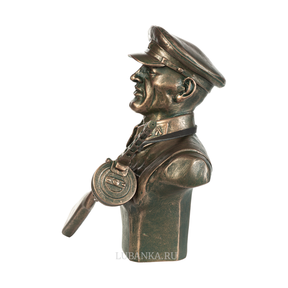 Статуэтка для интерьера «Бюст советского пограничника»