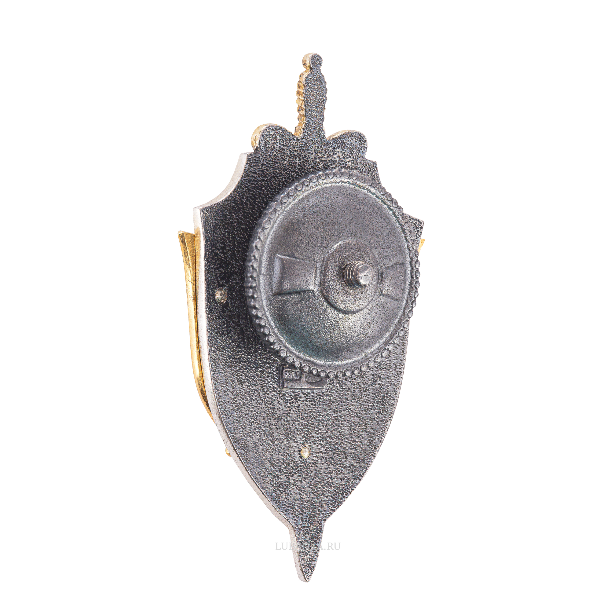 Знак ФСБ серебро с позолотой