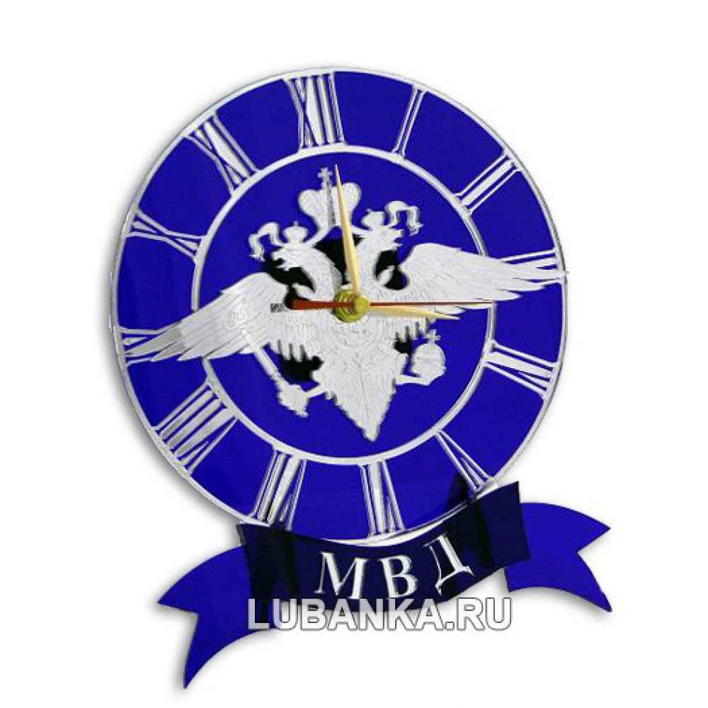 Часы настольные «МВД»