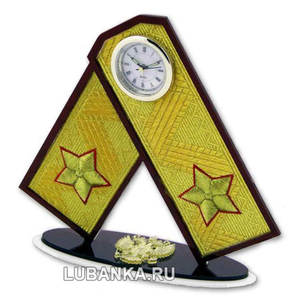 Часы настольные «Погоны маршала»