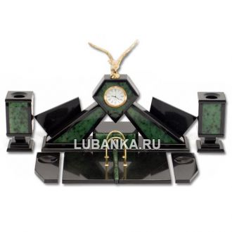 Настольный набор для руководителя «Орёл» из камня